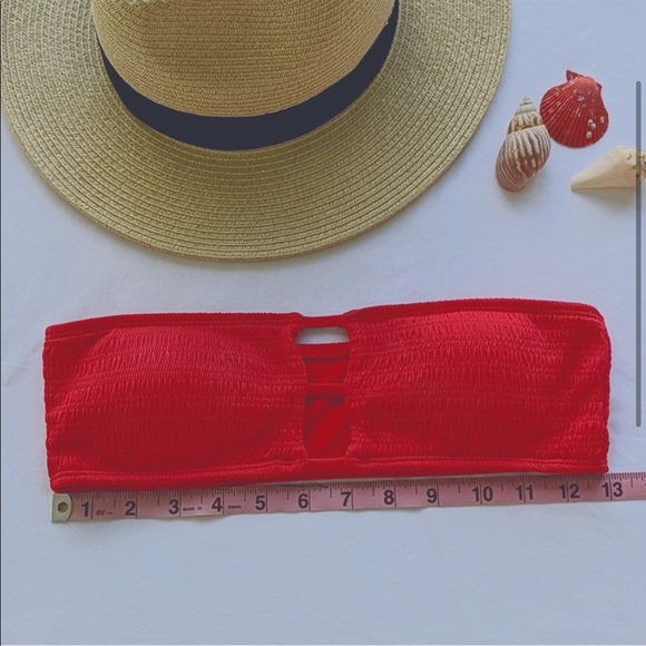 Cute Red Two Piece Ika Kul bathing suite - Picture 3 of 4